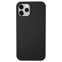 Accessoires mobiles, coque en silicone TPU souple ultra-fine, noire mate, pour iPhone 6 7 11 12 13 14 15 16 17 Pro/Plus/Pro Max