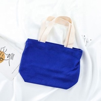 Sac fourre-tout ouvert à la main en toile de couleur unie pour filles à la mode Sac à provisions artistique de taille étudiante pour une utilisation au supermarché