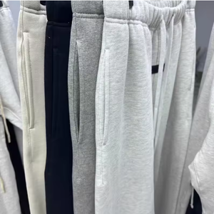 <span class=keywords><strong>Pantalon</strong></span> de sport vintage en toile pour <span class=keywords><strong>homme</strong></span>, qualité supérieure, vente en gros d'usine, 100% coton, doublure <span class=keywords><strong>polaire</strong></span> anti-boulochage, fermeture à cordon de serrage - Product Image 2