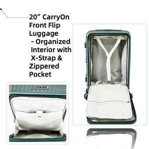 กระเป๋าเดินทางแบบแข็งขนาด 20 นิ้ว ดีไซน์ทันสมัย มีช่องใส่แล็ปท็อปด้านหน้า <span class=keywords><strong>ล้อ</strong></span>หมุนเงียบ ได้รับการรับรองจาก<span class=keywords><strong>ส</strong></span>ายการบิน - Product Image 5