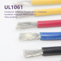 Cable Eléctrico de 2-30 AWG, 300 V, 105 Grados, con Conductor 1061, Aislamiento de PVC, Cubierta de Plástico, Tipo VW-1