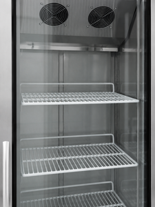 Réfrigérateur vitrine à porte simple en verre <span class=keywords><strong>avec</strong></span> refroidissement par air en acier inoxydable pour pâtisserie, boulangerie, magasin, réfrigérateur de présentation commercial - Product Image 6