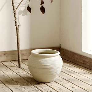 Macetas Redondas Creativas para Plantas de Interior, Centros de Mesa de Cerámica Antigua Hechas a Mano, Macetas de Cerámica Grandes y Pequeñas para Decoración del Hogar - Product Image 2
