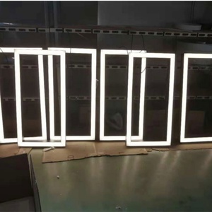 Modern Style <b>Suspended</b> LED Rectangular Aluminum Pendant Light with White Light and 1-Year Warranty for Home Office - Product Image 5