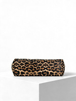 Nouvelle Pochette de Soirée de Luxe en PU, Imprimé Léopard, Douce et Plissée, en Forme de Coquille, pour Femme
