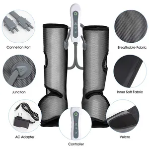 Compressible limb circulation therapy system Electronic fitness equipment air calf arm massager
