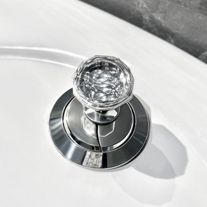 Chrome Plated Toilet Flush Button ABS Material Universal Fit Hand Control Push Button For Toilet Tank - Product Image 4
