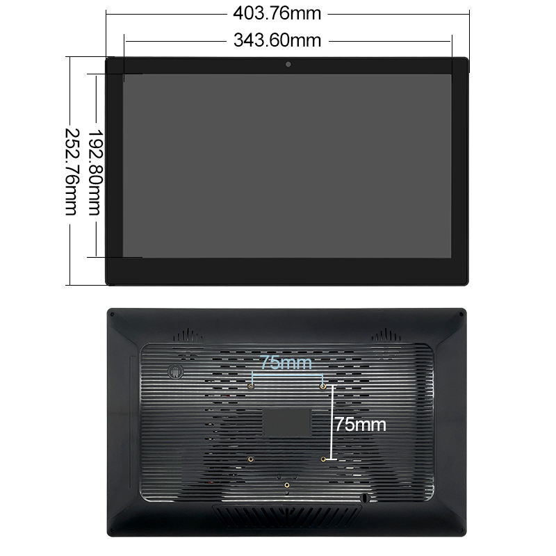 15.6 Inch Industrial Tablet IPS 1920*1080 Android 2G+16G USB HMI RS3288 Capacitive True Flat Table All in One Touch Panel PC