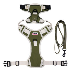 Harnais pour chien de grande taille réglable OEM, anti-traction, robuste, personnalisé, pour Golden Retriever, Labrador, harnais pour chien personnalisé - Product Image 1