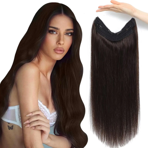 Extensiones de Cabello con Clip de Puntas Gruesas, Extensiones de Cabello con Hilo <span class=keywords><strong>Invisible</strong></span>, Hilo Elástico, Extensiones de Cabello Humano - Product Image 6