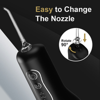 Marque privée irrigateur buccal électrique à jet d'eau personnalisé 4 modes de nettoyage enlever le réservoir d'eau dispositif de nettoyage des dents de soins bucco-dentaires