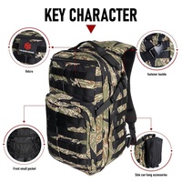 Sac à dos tactique modulaire Huasheng MOLLE pour le camping, les activités de plein air, sacs à dos pour outils tactiques
