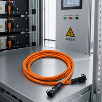 Harnais de câblage haute tension personnalisé 6 broches 25mm² 1500V - Câble d'alimentation en cuivre pur PTFE pour véhicules électriques, systèmes de stockage d'énergie (ESS) et applications industrielles - Vente en gros usine