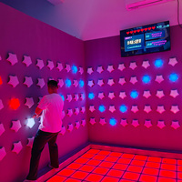 Extreme Climbing Indoor Playground Teamwork-Activated Escape Interactive Hold Light Climb Games para Adventure Park Parties