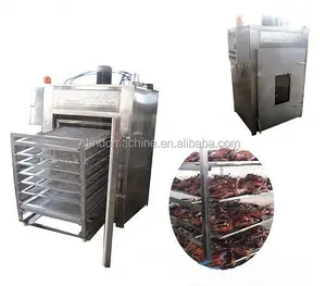 신제품 흡연자 닭 고기 기계 스테인레스 스틸 전기 소시지 필러 기계 소시지 용 소형 흡연 기계
