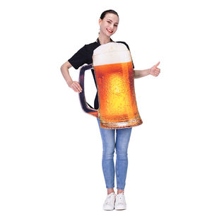 Disfraz de cerveza unisex, camiseta de cosplay de Halloween, <span class=keywords><strong>disfraces</strong></span> <span class=keywords><strong>divertidos</strong></span> para <span class=keywords><strong>parejas</strong></span> de Oktoberfest - Product Image 5