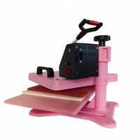 Presse à chaud multifonction 8-en-1 rose 30*38cm, transfert thermique par sublimation pour T-shirts, casquettes, tasses, assiettes, artisanat DIY