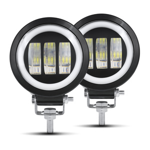 Thiên thần mắt ống kính <span class=keywords><strong>LED</strong></span> Spotlight xe máy lái xe ánh sáng ATV Pod đèn sương mù phụ trợ <span class=keywords><strong>LED</strong></span> làm việc ánh sáng vòng Halo 30 Wát <span class=keywords><strong>Led</strong></span> Đèn Pha - Product Image 5