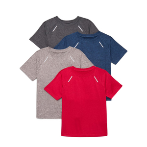 T-shirt de compression par sublimation personnalisé T-shirt de sport pour hommes respirant Muscle Running Mens Stretch Active Athletic Crew T-shirts - Product Image 4