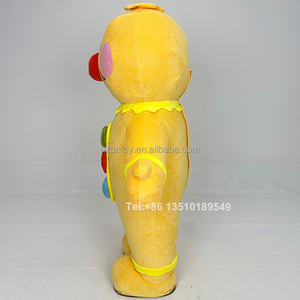 Funtoys personalizado inflable pan de jengibre Gingersnap hombre amarillo mascota disfraz Navidad Cosplay Mascotte Halloween para adultos 2/2, 6m - Product Image 6