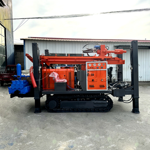 Machine mobile de forage de puits d'eau 400m Plates-formes de forage de mines hydrauliques Perceuses de forage à trous rotatifs à vendre - Product Image 4