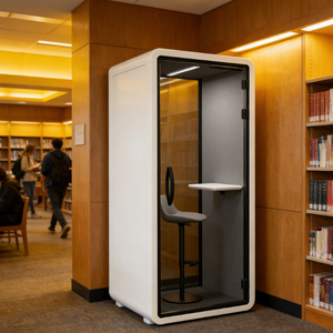 Cabine Acoustique Individuelle Moderne et Durable avec LED <span class=keywords><strong>Anti</strong></span>-Éblouissement 4000K en Alliage d'Aluminium Aéronautique - Product Image 4