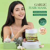Champú de Ajo OEM ODM de Marca Privada para Limpieza Profunda, Anticaspa, Hidratante, para el Crecimiento del Cabello y Anticaída