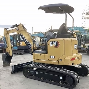 Mini-excavatrice sur chenilles hydraulique CAT 303CR d'occasion, 3 tonnes, ultra-compacte, faible nombre d'heures de fonctionnement, petite micro-pelle, provenance USA - Product Image 1