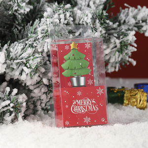 Bouchon de bouteille de vin en forme de sapin de Noël, 10,8 cm, en résine, pour la décoration des fêtes - Product Image 5