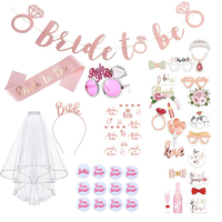 Hawin Bachelorette Party Décorations Rose Gold Party Banner Bachelor Party Supplies