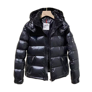 Manteau d'hiver décontracté en velours chaud à capuche avec fermeture éclair, respirant, <span class=keywords><strong>de</strong></span> haute qualité, à manches régulières, pour homme et femme - Product Image 3