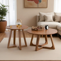 Table basse en bois massif nordique avec pieds en V, multifonctionnelle, créative, luxe léger, pour salon, salle à manger, balcon