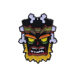 Grosir UEA label lencana emblem kecil sihir logo kustom logam berat kuningan enamel lucu anak-anak Halloween souvenir lapel pin lencana