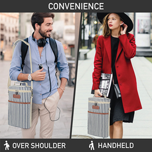 Professional Tailor-made Grade Wine Carrier Tote, Insulated Leakproof Wine Cooler Bag Long-lasting Cooling Reusable - Product Image 6