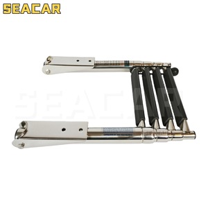 Seacar 4 Step Stainless Steel Telescopic Boat Ladder For <b>Yacht</b> Marine Use - Product Image 4