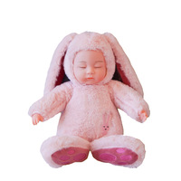 Vente en gros usine : Poupée en peluche lapin aux longues oreilles tombantes, apaisante pour le sommeil, jouet en peluche pour dormir
