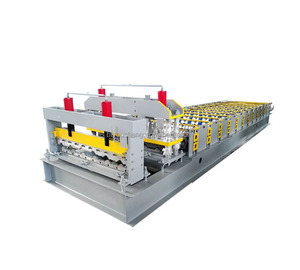 Building Materials Floor <strong>Tile</strong> Making <strong>Machine</strong> Floor Deck <strong>Roll</strong> Forming <strong>Machine</strong> - Product Image 1