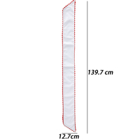 Nouvelle ceinture décorative en coton blanc vierge avec monogramme, nœud mignon et ruban à volants, pour bouquets, décorations de Noël, de fêtes, couronnes et décorations de porte