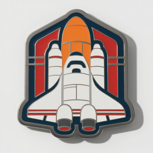 Juego de pines esmaltados del transbordador espacial | Insignia de <span class=keywords><strong>misi</strong></span>ón espacial coleccionable Proveedor OEM - Product Image 3