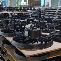Aixuan Entrepôt Cour de badminton Atelier GYM Réflecteur Haute Baie Lampe 100W 150W 200W LED UFO Haute Baie Lumière