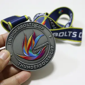 2024 China Medaille Produceert Goedkope Prijs Vergulde Op Maat Gemaakte Zwemmen 3d Metalen Sportrace Finisher Award Medailles