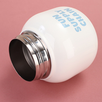 Bouteille d'eau isotherme à vide en acier inoxydable 316 pour enfants avec double verre grande capacité thermos avec poignée