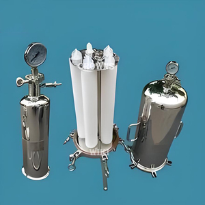 Boîtier <span class=keywords><strong>de</strong></span> filtre micro multi-cartouche en acier inoxydable 304/316 pour rhum, vodka, <span class=keywords><strong>prune</strong></span>, fruits, brandy, vin - Product Image 1