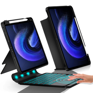 RGB Backlit Scissor-Phong Cách <span class=keywords><strong>Touchpad</strong></span> Bàn Phím Trường Hợp 11 Inch Chống Sốc Thông Minh Máy Tính Bảng Bìa Đối Với Xiaomi Pad 6 Sản Phẩm Mới - Product Image 1