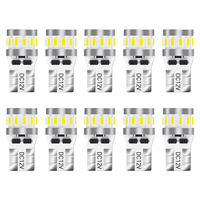 Bombillas LED AUXITO 194 para Luz de Matrícula, 6500K Blanco Brillante, Sin Errores Canbus, 168 2825 T10 W5W, Bombilla LED para Cúpula de Coche