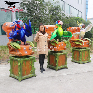 Modelo de Animal de Zoológico, Loros Artificiales de Tamaño Real - Product Image 1