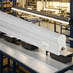 18 Wát tích hợp huỳnh quang LED ống <span class=keywords><strong>T5</strong></span> đứng đèn 220vdc36v chuyển đổi dây chuyền lắp ráp ánh sáng 1200 mét Nhôm PC cơ thể khách sạn sử dụng trong nhà - Product Image 5