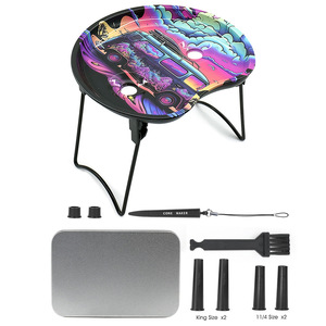 Bandeja para Cigarrillos de Hojalata, Tubo Trompeta para Rellenar Cigarrillos en <span class=keywords><strong>Rollo</strong></span> Redondo, Bandeja Operativa para Cigarrillos - Product Image 1
