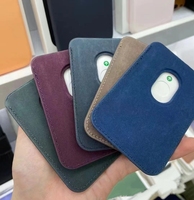 Dompet Magnetik FineWoven Asli untuk IPhone15 Pro Max Dompet FineWoven Magnetik Casing Ponsel Dompet untuk iPhone 15 14 13 12