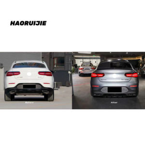 Kit Carrozzeria Paraurti per <span class=keywords><strong>Mercedes</strong></span>-Benz C253 <span class=keywords><strong>GLC</strong></span> Coupé 16-19, Aggiornamento a Kit Corpo Vettura GLC63 AMG Coupé, Kit di Conversione e Modifica Auto - Product Image 5